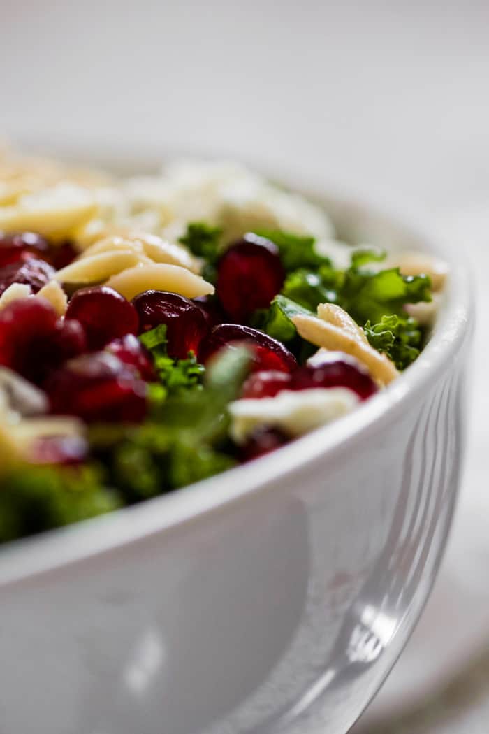 Kale, Feta, and Pomegranate Salad Roots and Radishes