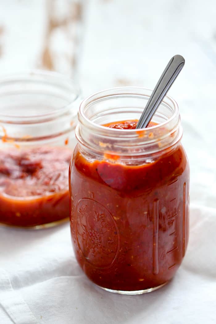 Roasted Red Pepper Pizza Sauce Roots and Radishes