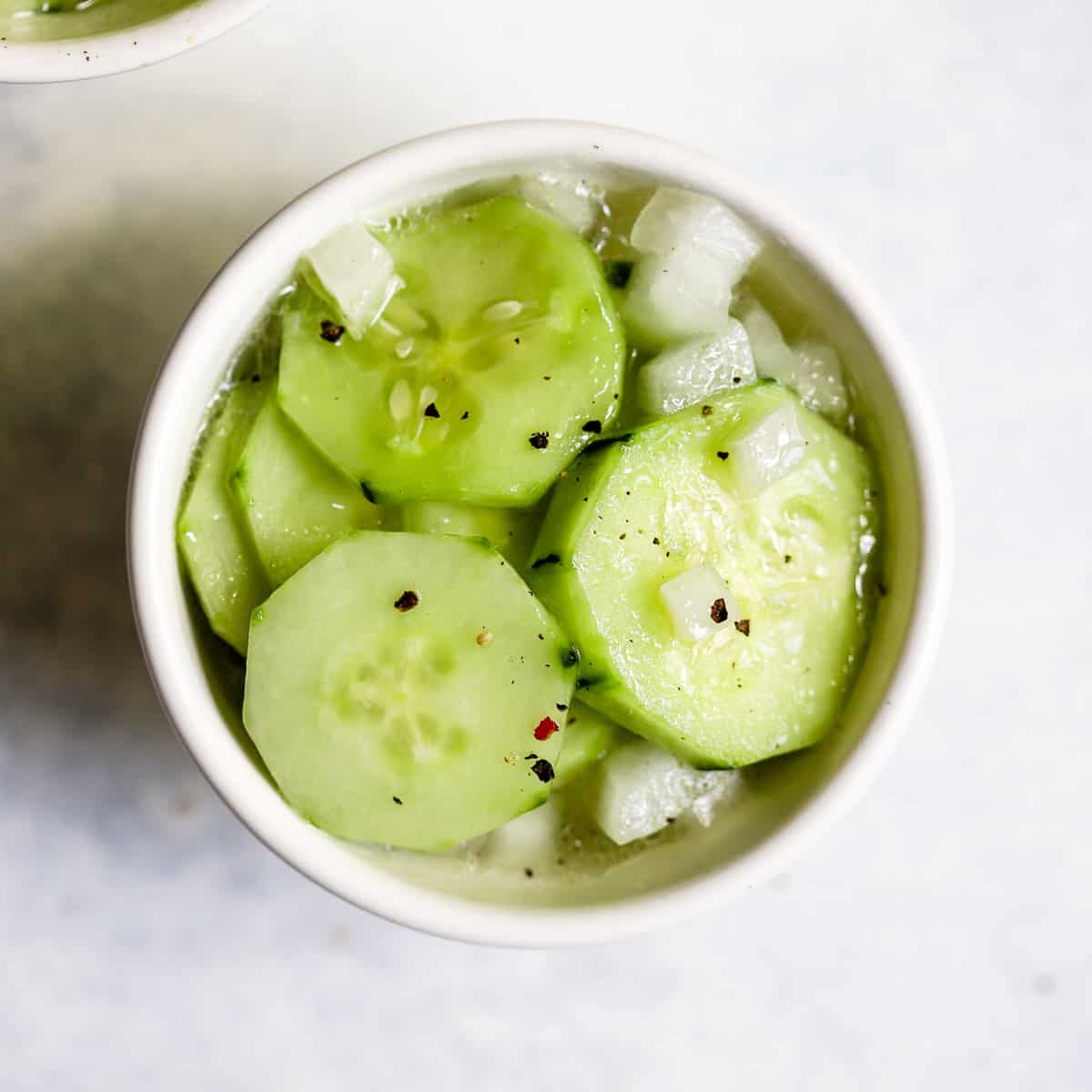 Basic + Awesome Vinegar Cucumber Salad Roots and Radishes