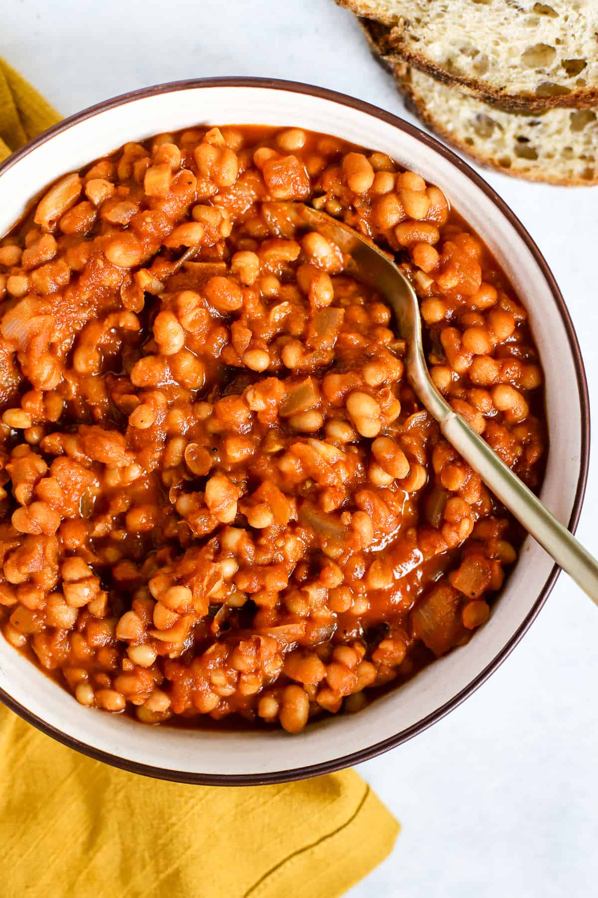 Simple Homemade Maple Baked Beans (Stovetop!) Roots and Radishes