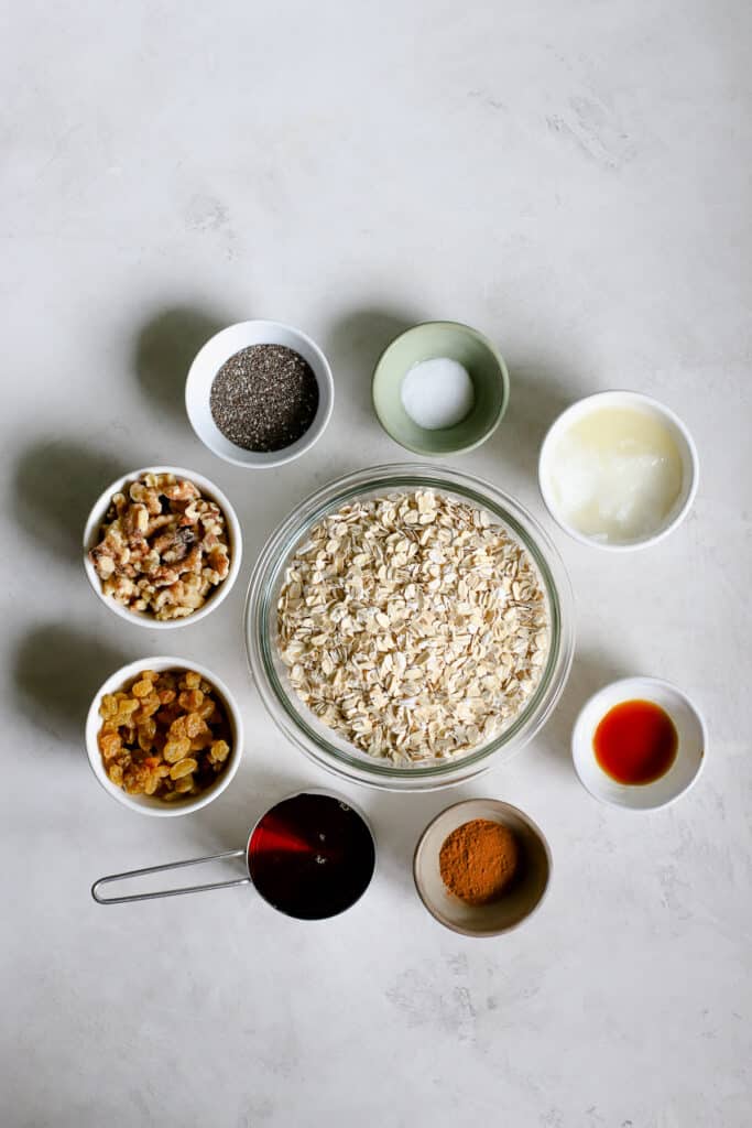 Maple Cinnamon Walnut Granola Roots and Radishes